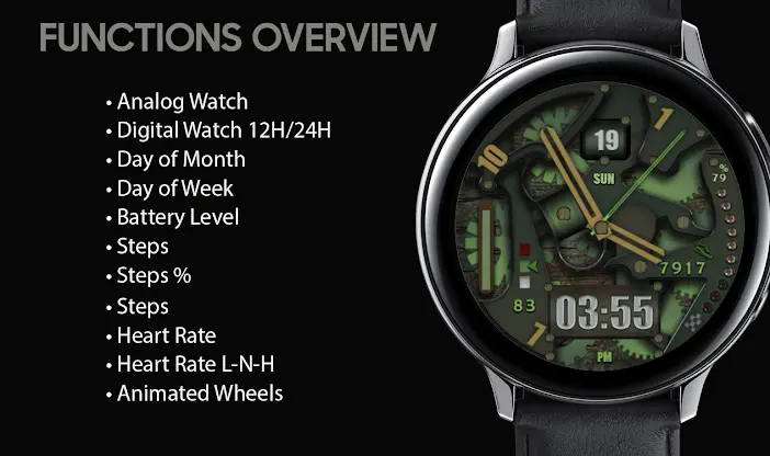 W-Design WOS017 - Watch Face screenshot 2