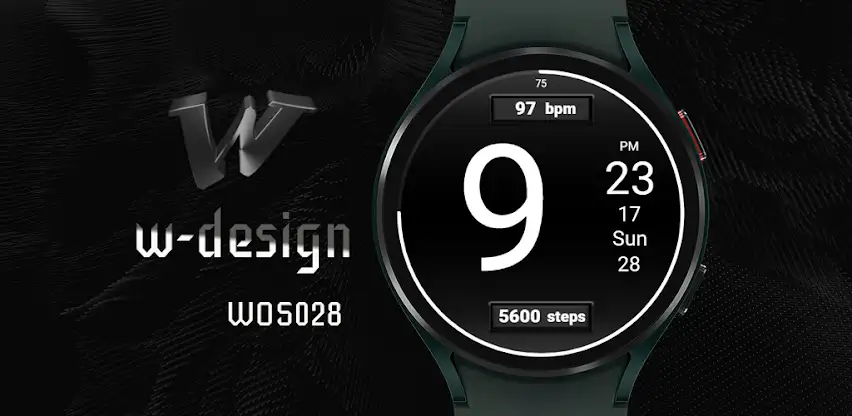 W-Design WOS028 - Watch Face screenshot 1