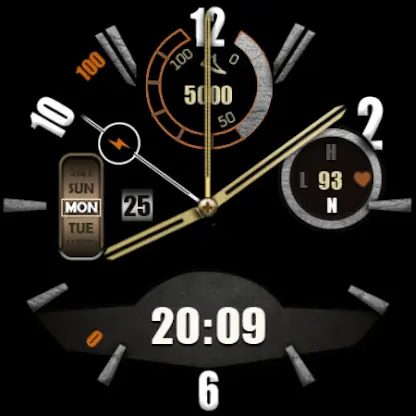 W-Design WOS035 Watch Face screenshot 4