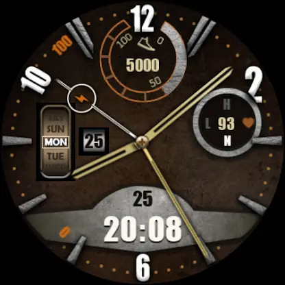 W-Design WOS035 Watch Face screenshot 1