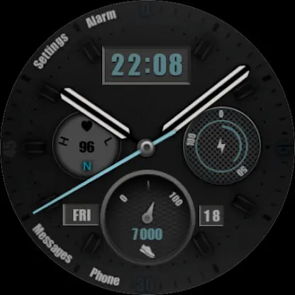 W-Design WOS036 Watch Face screenshot 3