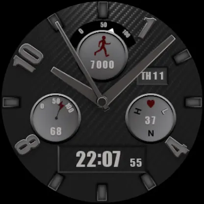W-Design WOS038 Watch Face screenshot 3