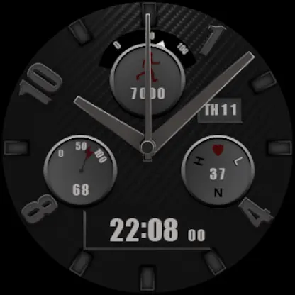 W-Design WOS038 Watch Face screenshot 2