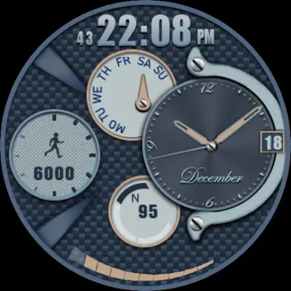 W-Design WOS048 - Watch Face screenshot 1