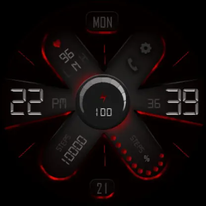 W-Design WOS050 - Watch Face screenshot 2