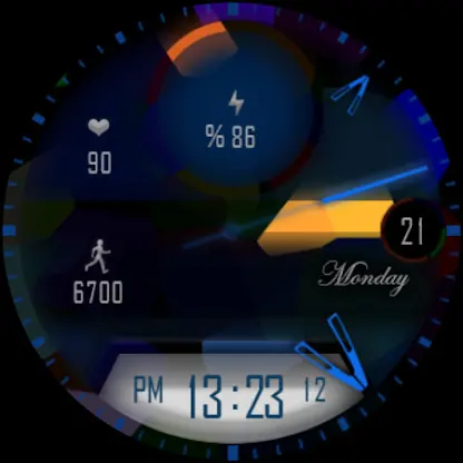 W-Design WOS054 - Watch Face screenshot 2