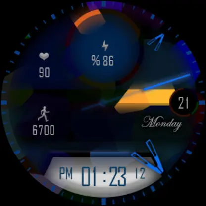 W-Design WOS054 - Watch Face screenshot 3