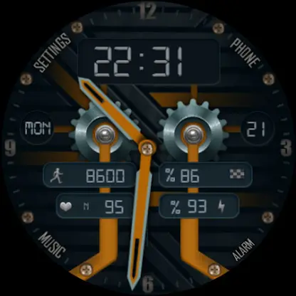 W-Design WOS057 - Watch Face screenshot 4