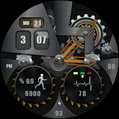 W-Design WOS058 - Watch Face screenshot 2
