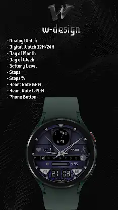 W-Design WOS060 - Watch Face screenshot 2