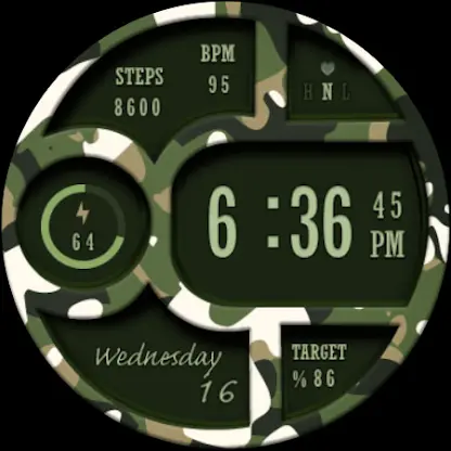 W-Design WOS068 - Watch Face screenshot 2
