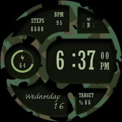 W-Design WOS068 - Watch Face screenshot 3