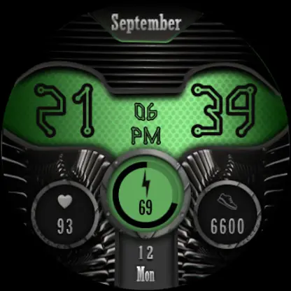 W-Design WOS070 - Watch Face screenshot 2