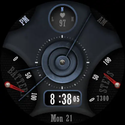 W-Design WOS071 - Watch Face screenshot 3