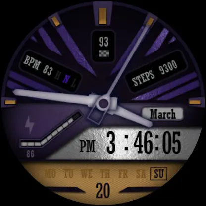 W-Design WOS074 - Watch Face screenshot 1
