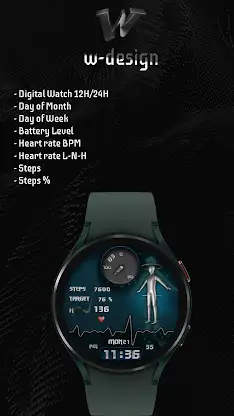 W-Design WOS080 - Watch Face screenshot 1