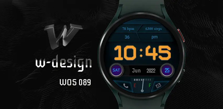 W-Design WOS089 - Watch Face screenshot 1