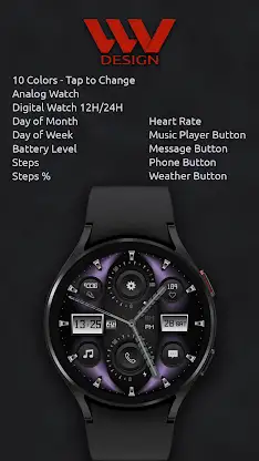 W-Design WOS090 - Watch Face screenshot 2