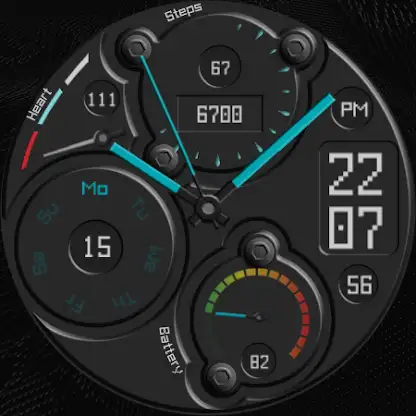 W-Design WOS091 - Watch Face screenshot 3