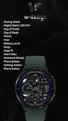 W-Design WOS092 - Watch Face screenshot 2