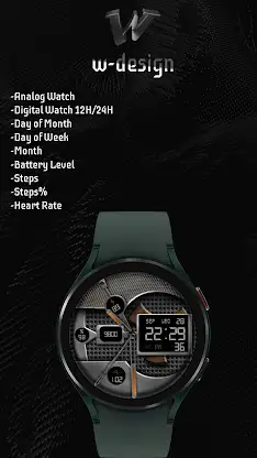 W-Design WOS096 - Watch Face screenshot 2