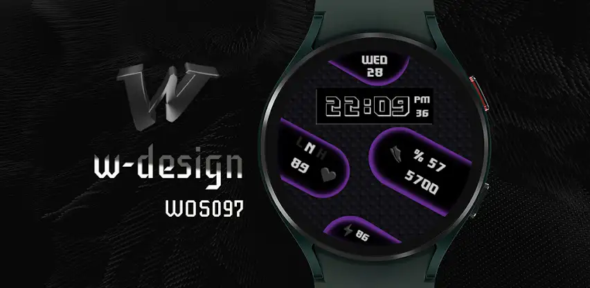 W-Design WOS097 - Watch Face screenshot 1