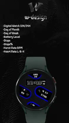 W-Design WOS097 - Watch Face screenshot 2