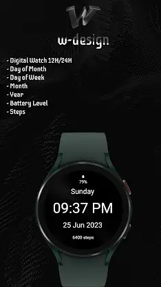 W-Design WOS108 - Watch Face screenshot 2