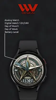 W-Design WOS137 - Watch Face screenshot 2