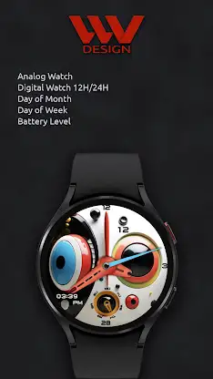 W-Design WOS141 - Watch Face screenshot 2