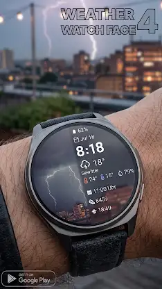 Weather watchface 4 screenshot 1