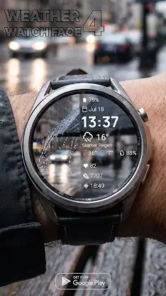 Weather watchface 4 screenshot 5