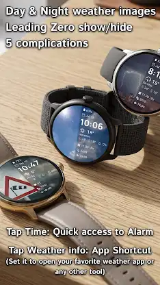 Weather watchface 4 screenshot 2