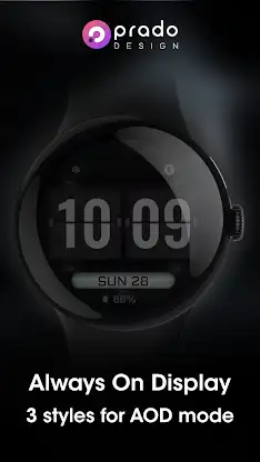 Weather Flip DARK Animated screenshot 6