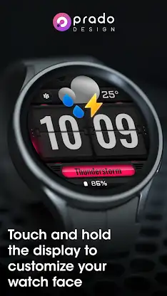 Weather Flip DARK Animated screenshot 4