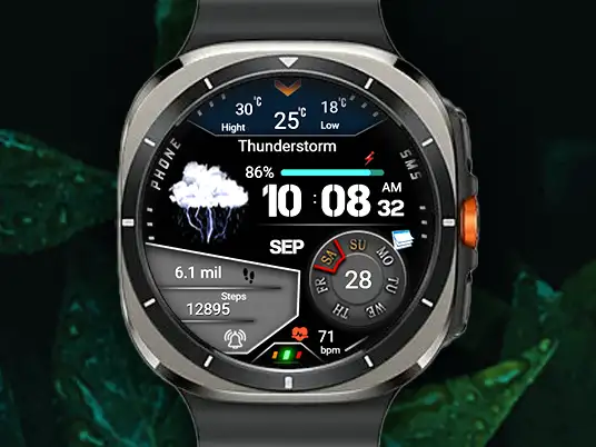 Weather Watchface Watch7/ultra screenshot 2