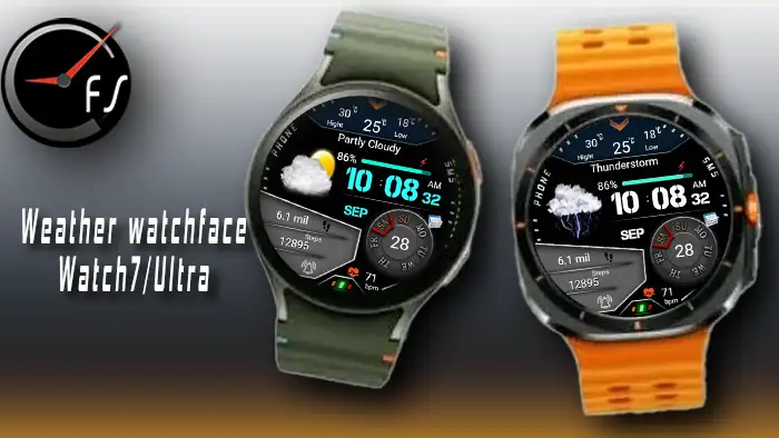 Weather Watchface Watch7/ultra screenshot 1