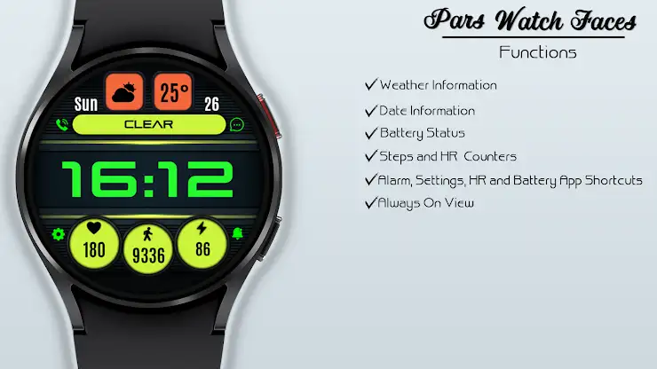 Wela Digital Watch Face screenshot 5