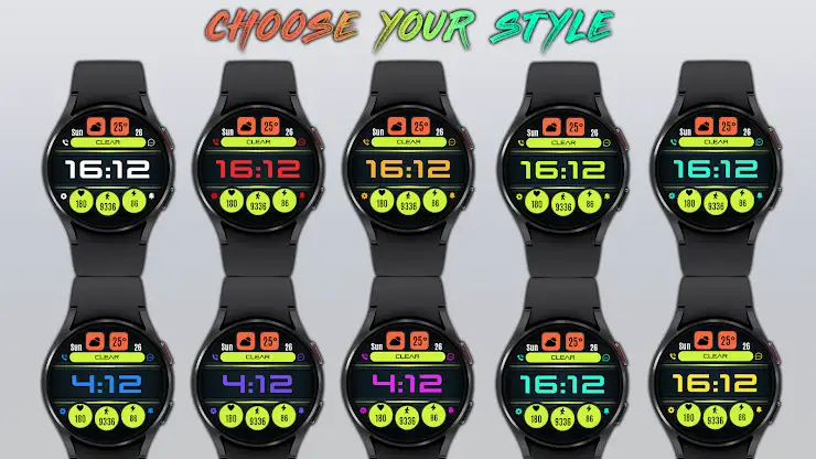 Wela Digital Watch Face screenshot 1