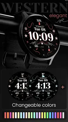 Western Elegant Watch Face screenshot 4
