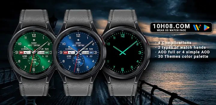 Watch face 10h08.com #100 — Android app banner