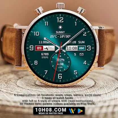 Watch face 10h08.com #100 screenshot 3