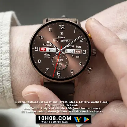 Watch face 10h08.com #100 screenshot 2