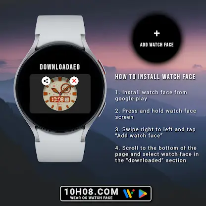 Watch face 10h08.com #101 screenshot 8