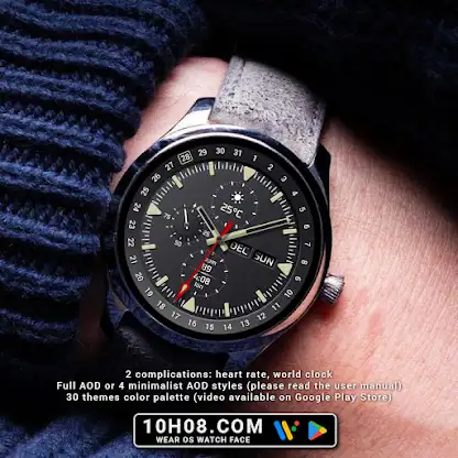 Watch face 10h08.com #102 screenshot 3