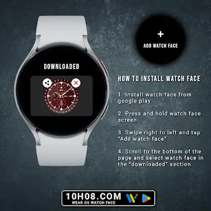 Watch face 10h08.com #102 screenshot 8