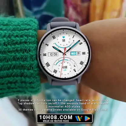 Watch face 10h08.com #123 screenshot 3