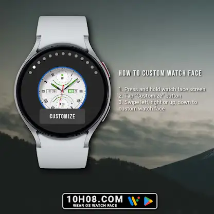 Watch face 10h08.com #123 screenshot 7