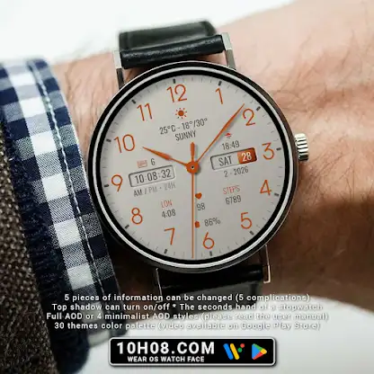 Watch face 10h08.com #132 screenshot 4