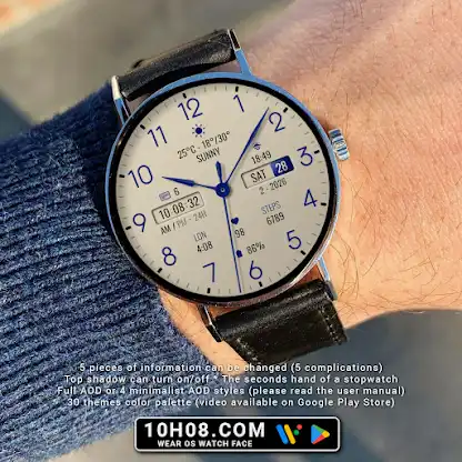 Watch face 10h08.com #132 screenshot 5